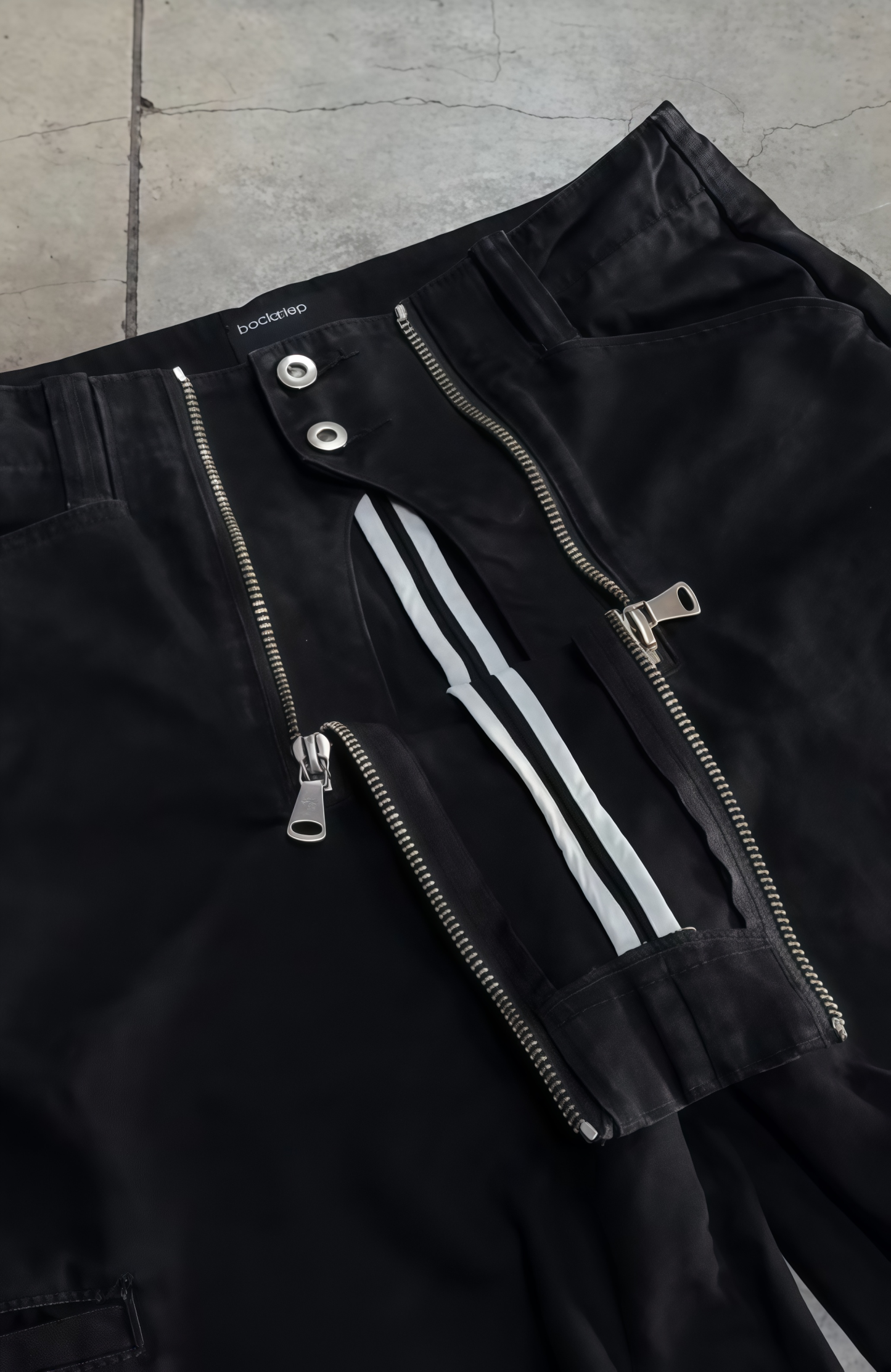 DOUBLE ZIPPER PANTS-Coordom