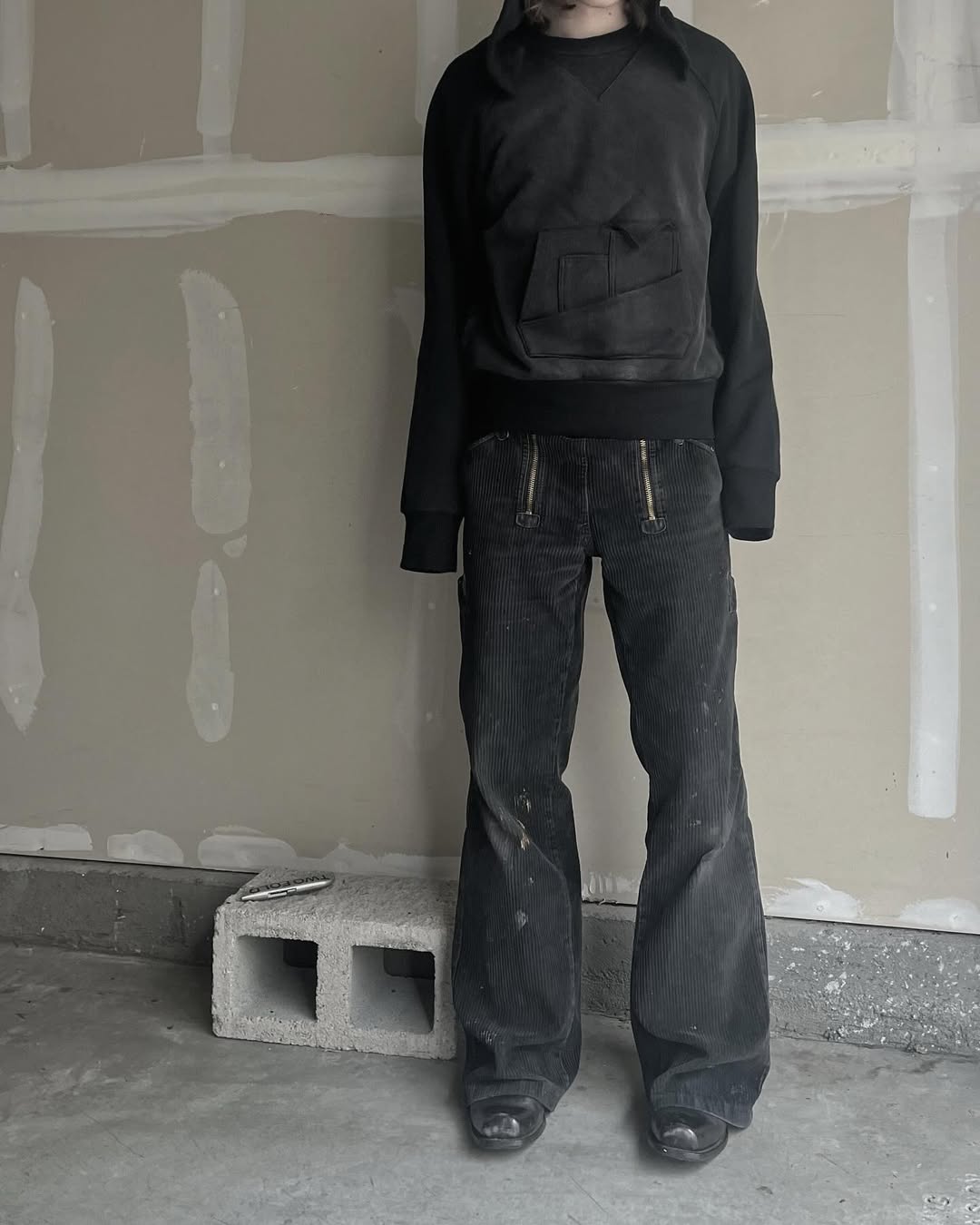 DOUBLE ZIPPER PANTS-Coordom