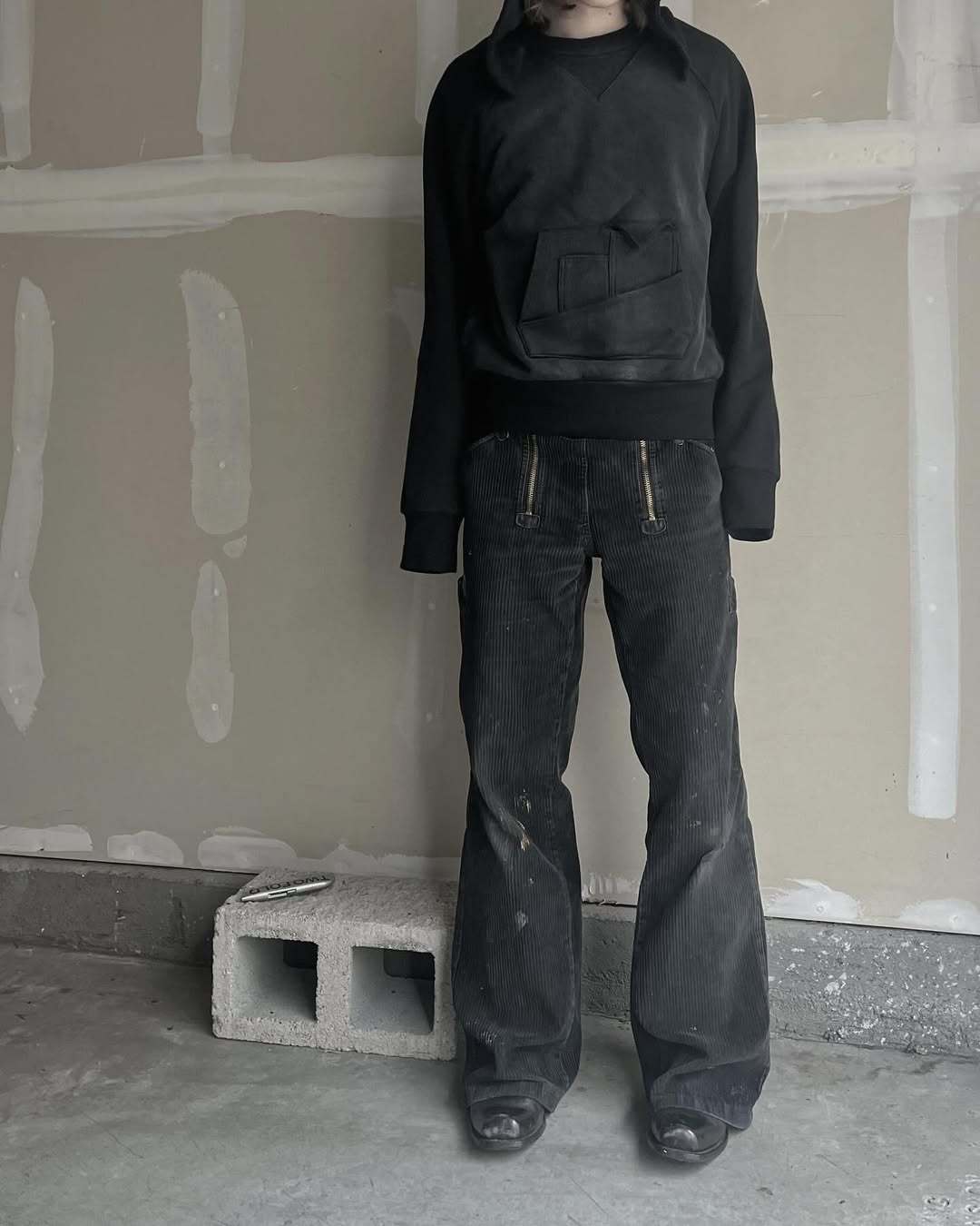 DOUBLE ZIPPER PANTS-Coordom