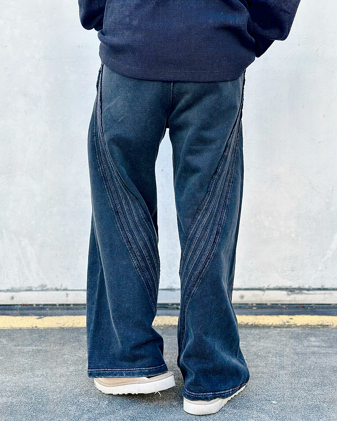 Ace Flame Spade Blackberry Sweats|Anime Streetwear Baggy Pants-Coordom