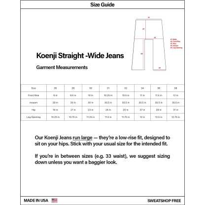 Koenji Dad Jeans | StraightWide, LowRise-Coordom
