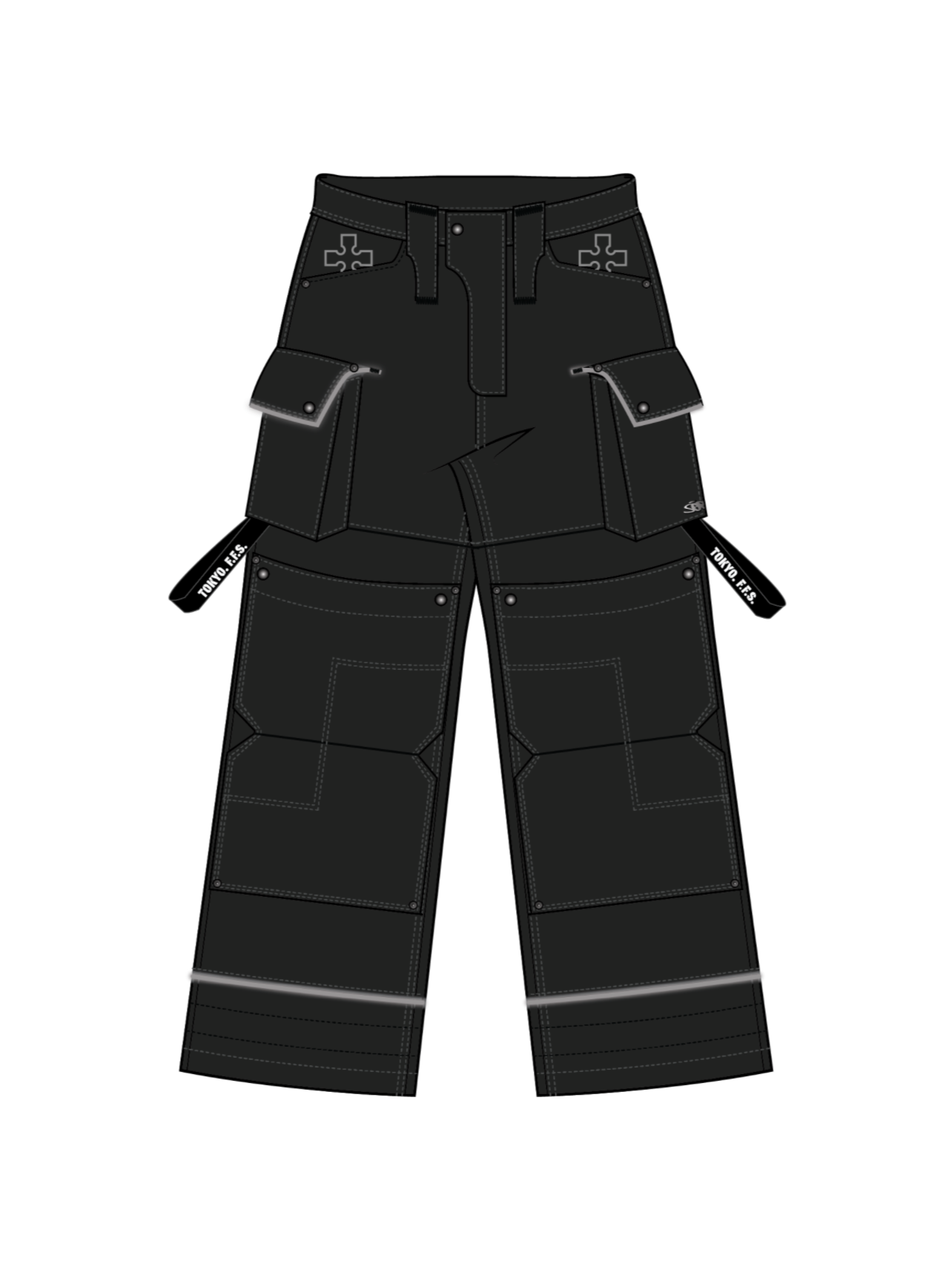 "INFERNO" Cargo Pants-Coordom