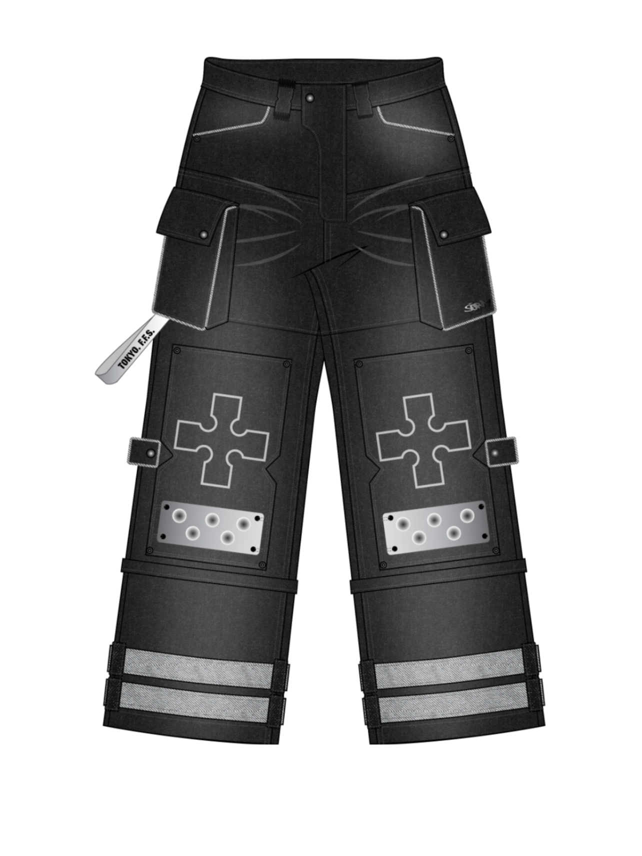 "FLAME" Cargo Pants-Coordom