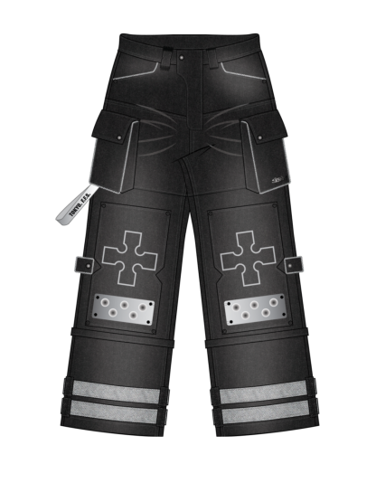 "FLAME" Cargo Pants-Coordom