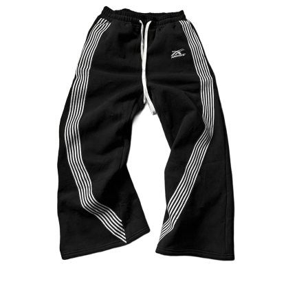 Black Sweatpants-Coordom