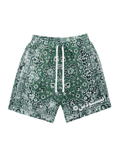 BLAZE Tapestry Shorts GREEN-Coordom