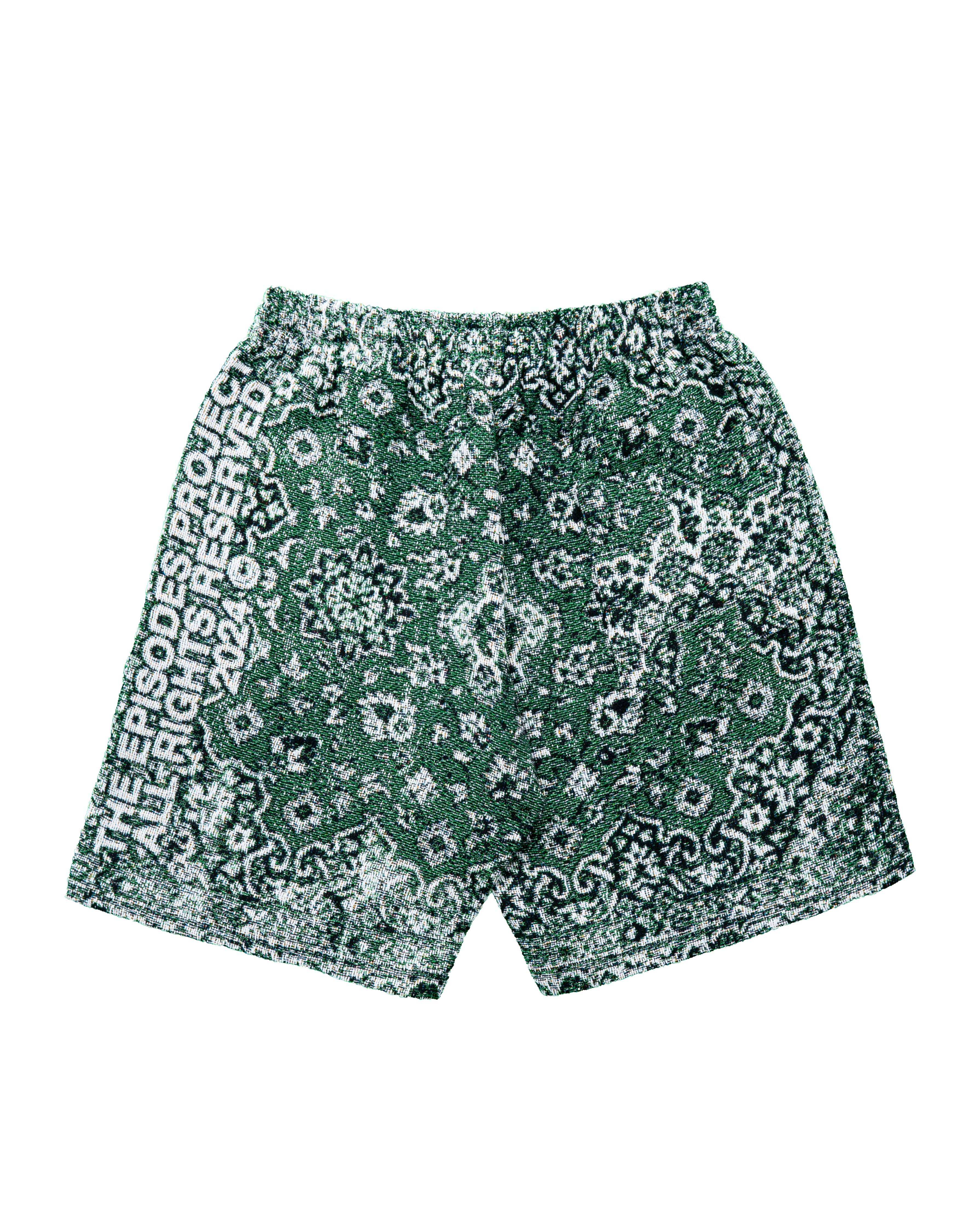 BLAZE Tapestry Shorts GREEN-Coordom
