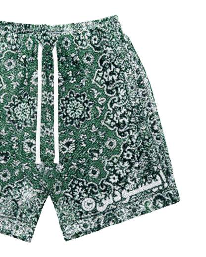 BLAZE Tapestry Shorts GREEN-Coordom