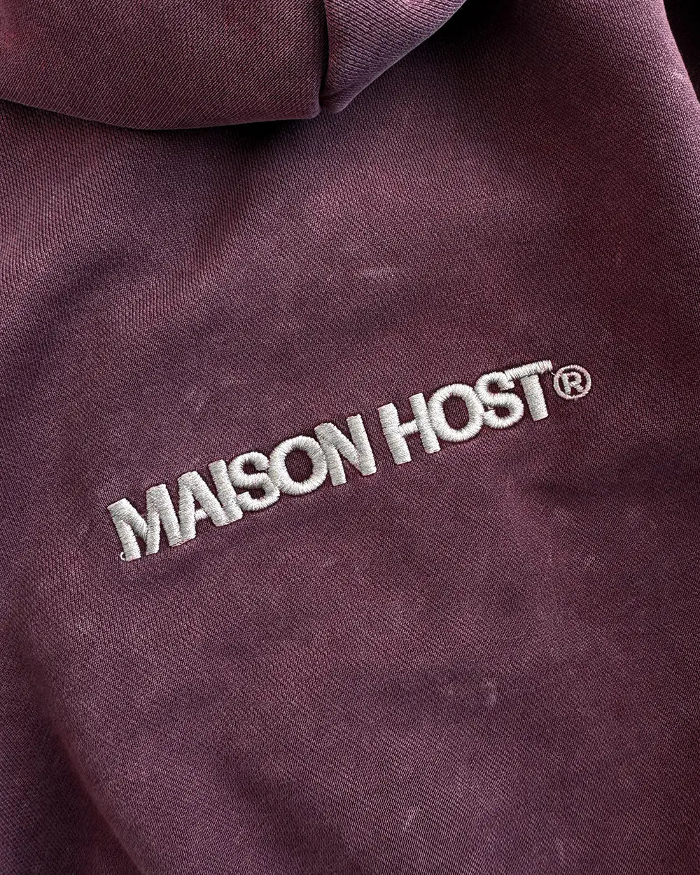 ERODE WAVE ZIPPED HOODIE BURGUNDY|Streetwear Oversized Vintage Casual Wear-Coordom
