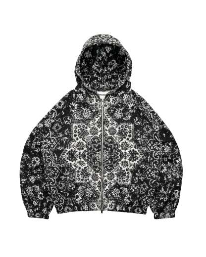 BLAZE Tapestry Zip-Up Hoodie|Streetwear Oversized Vintage Casual Wear-Coordom
