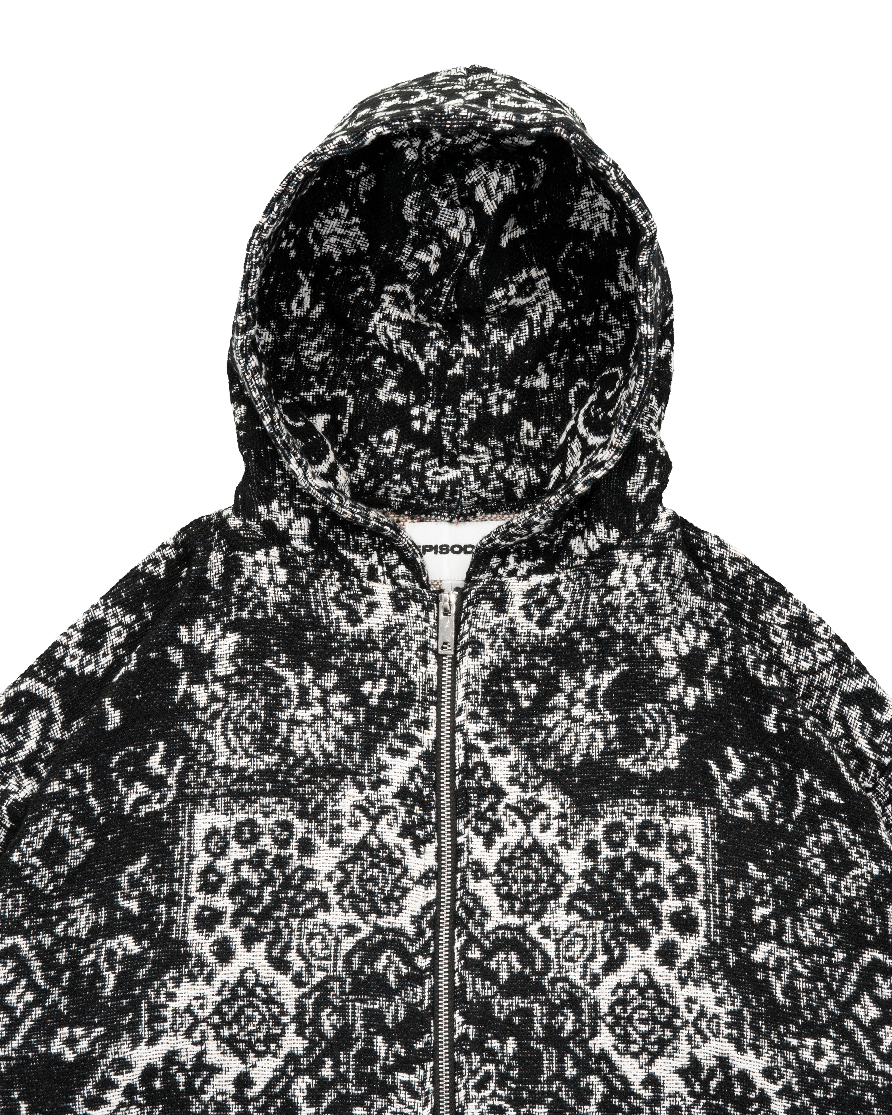 BLAZE Tapestry Zip-Up Hoodie|Streetwear Oversized Vintage Casual Wear-Coordom