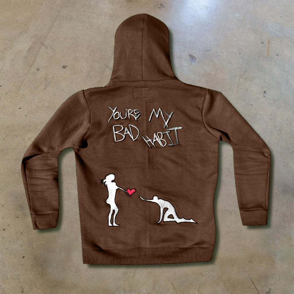 Fashion street style men's personality printed sweatshirt-Coordom