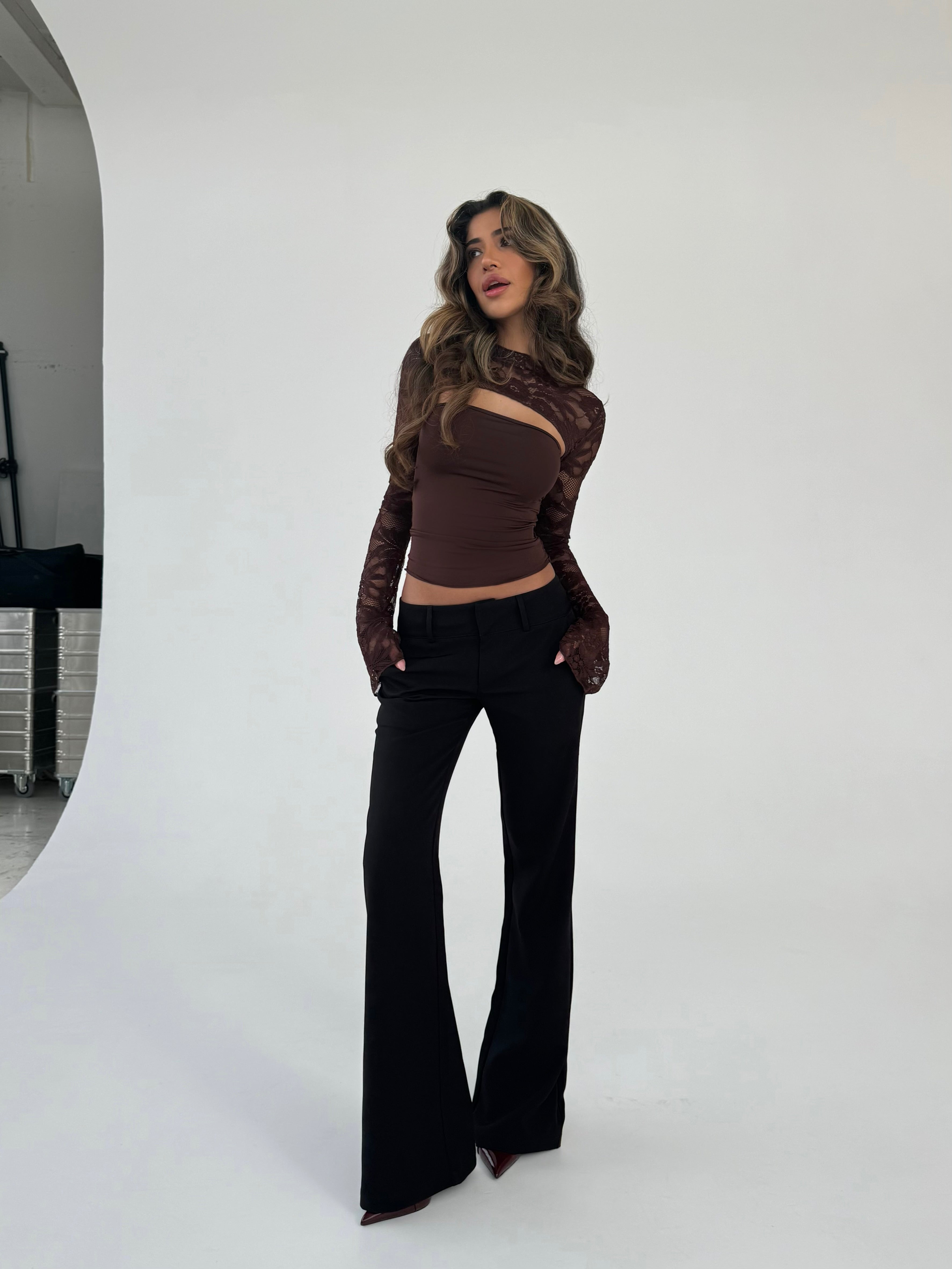 Livia low waist trousers (Buy 2 Free Shipping）-Coordom
