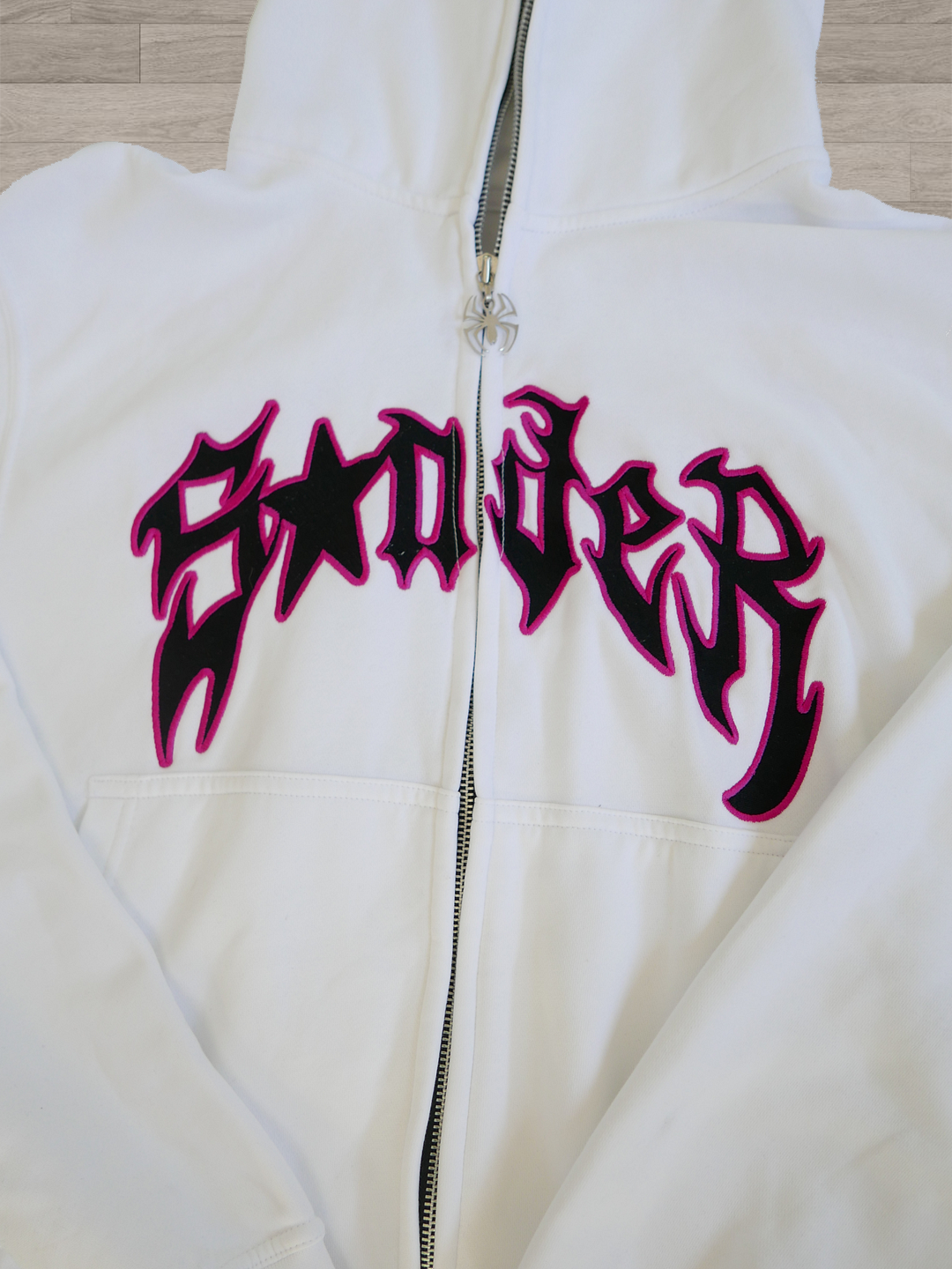 Spider Full-Zip in White-Coordom