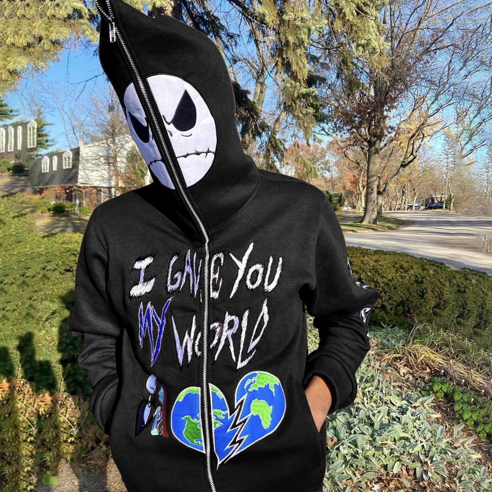 Fashion street style men's printed sweatshirt-Coordom