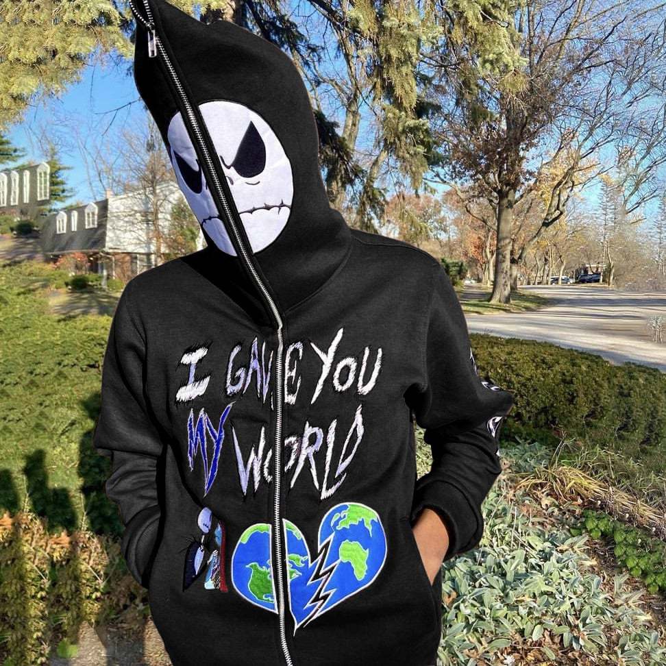 Fashion street style men's printed sweatshirt-Coordom