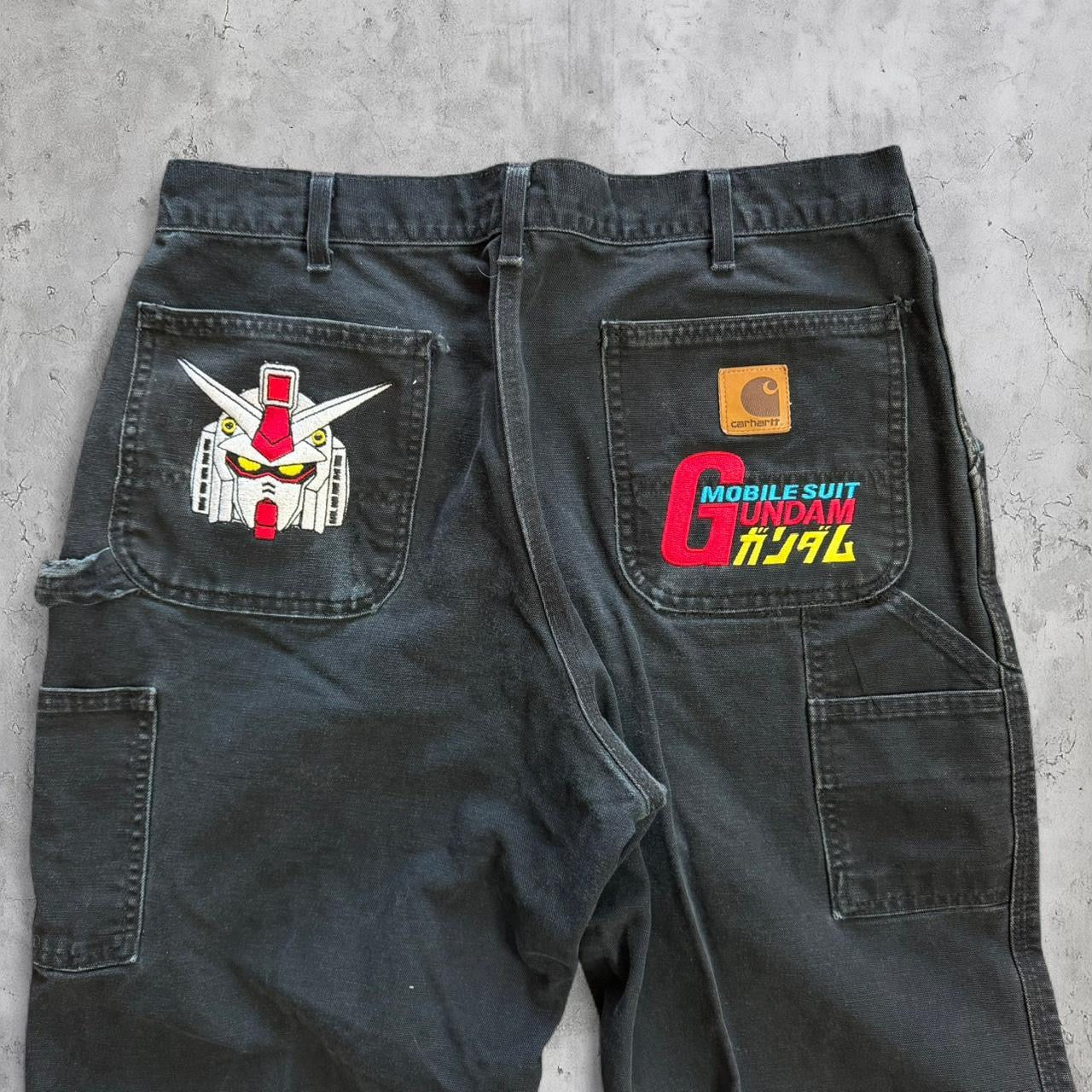 (36X32) Gundam embroidered jeans-Coordom