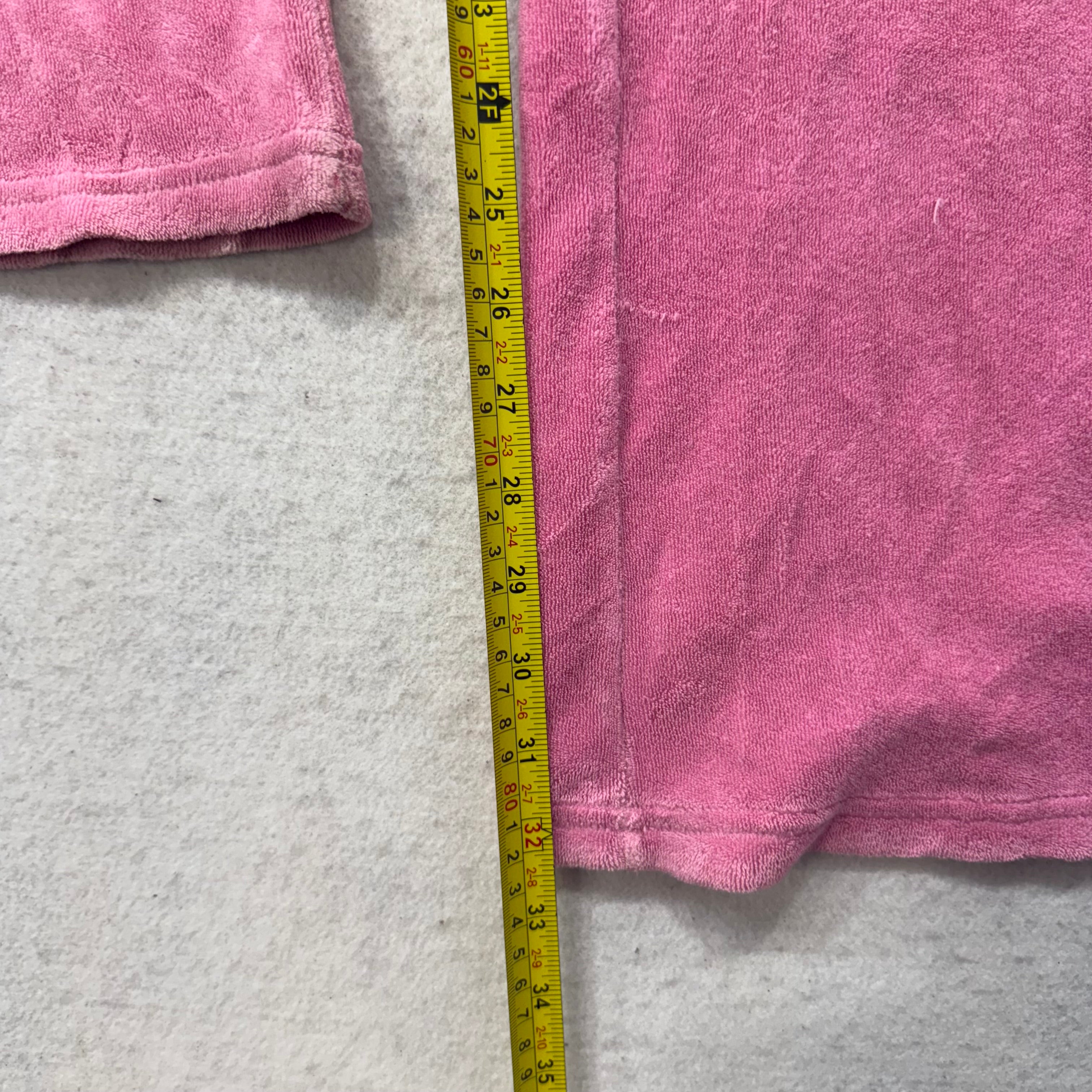 2003 Vintage Juicy Couture Women's Candy Pink Terrycloth Flare Track Pant Size P-Coordom