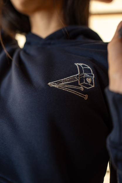 Hammer Cropped Hoodie-Coordom