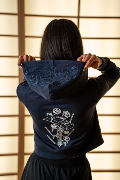 Hammer Cropped Hoodie-Coordom