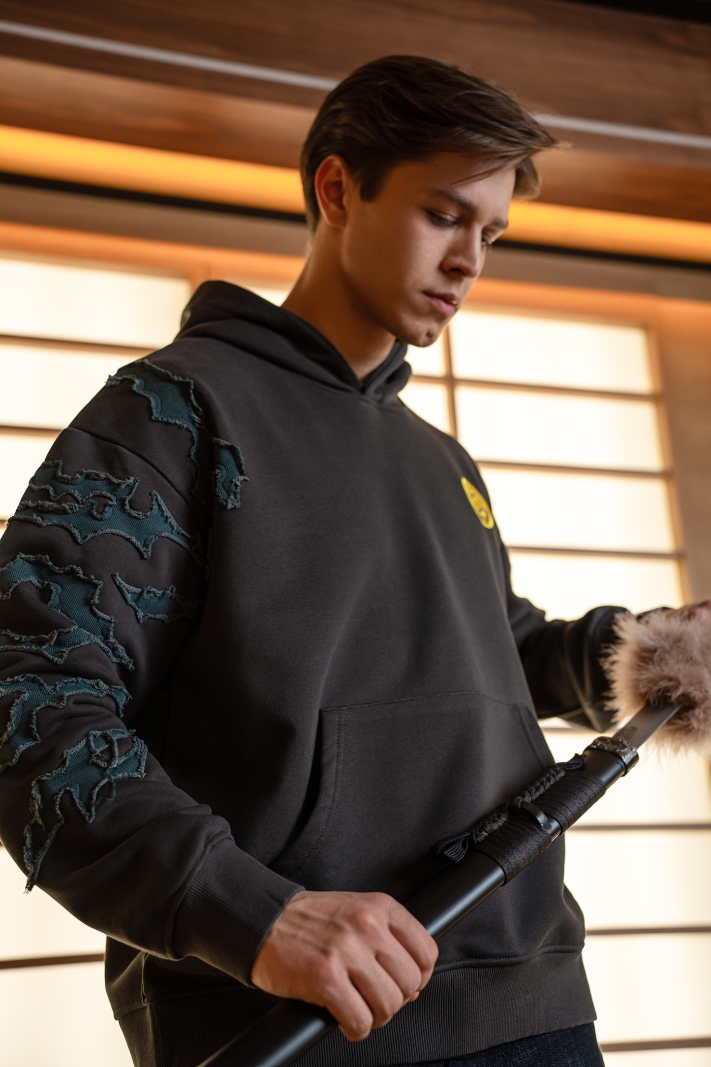 Burned Marks Hoodie-Coordom