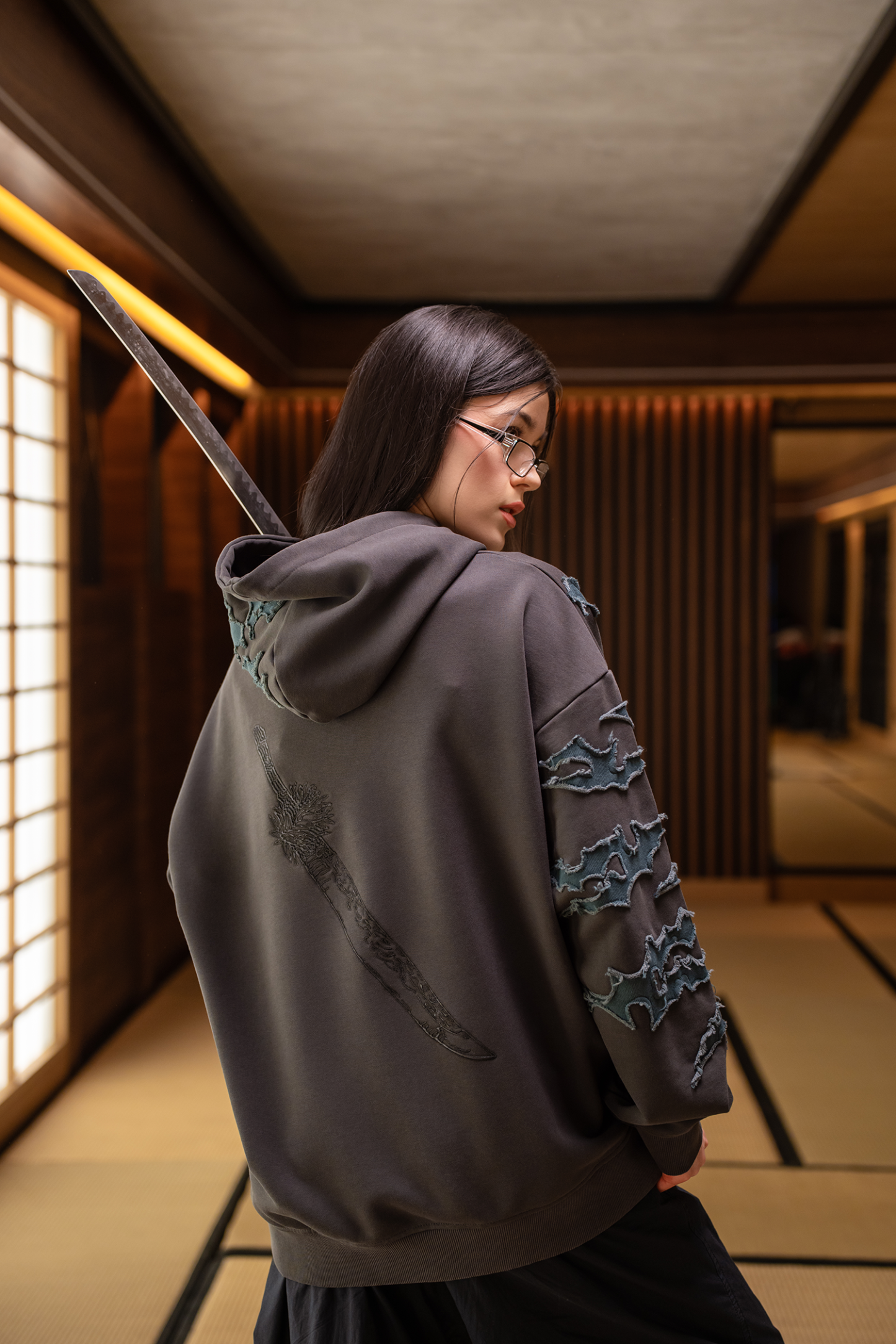 Burned Marks Hoodie-Coordom