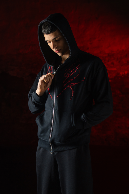 Bloodlust Zip Up Hoodie-Coordom