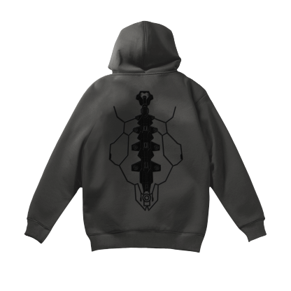 Cyber Embroidery Hoodie-Coordom