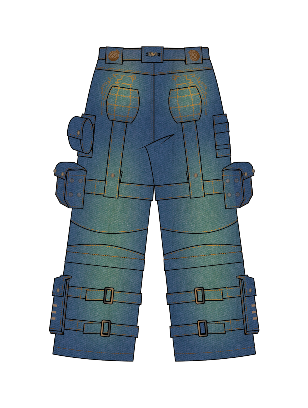 "ACADEMY" Cargo Pants-Coordom