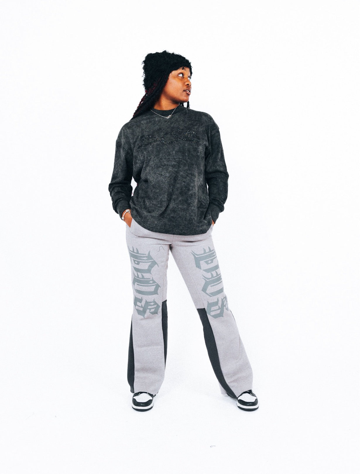 Flare Sweatpants - Stone-Coordom