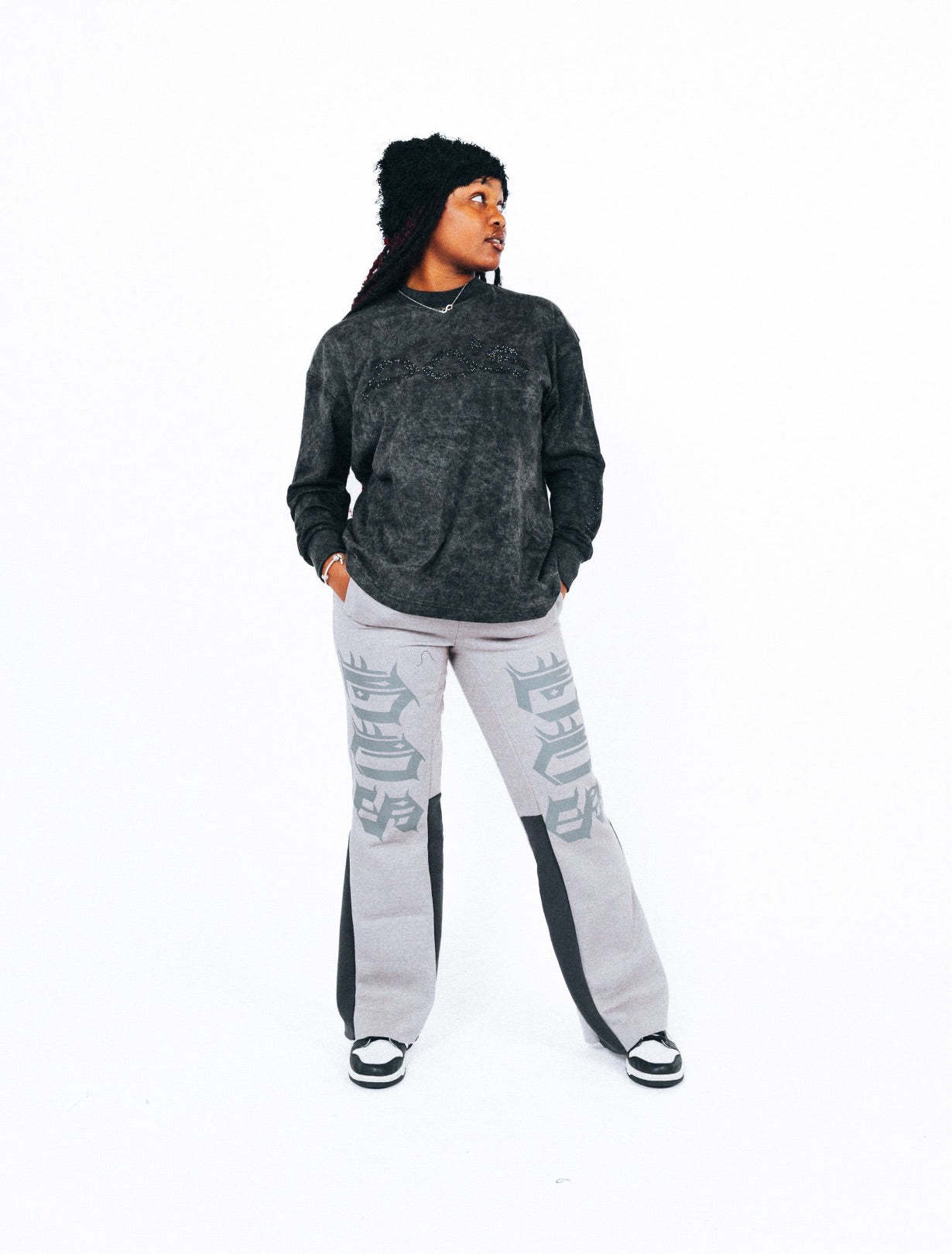 Flare Sweatpants - Stone-Coordom