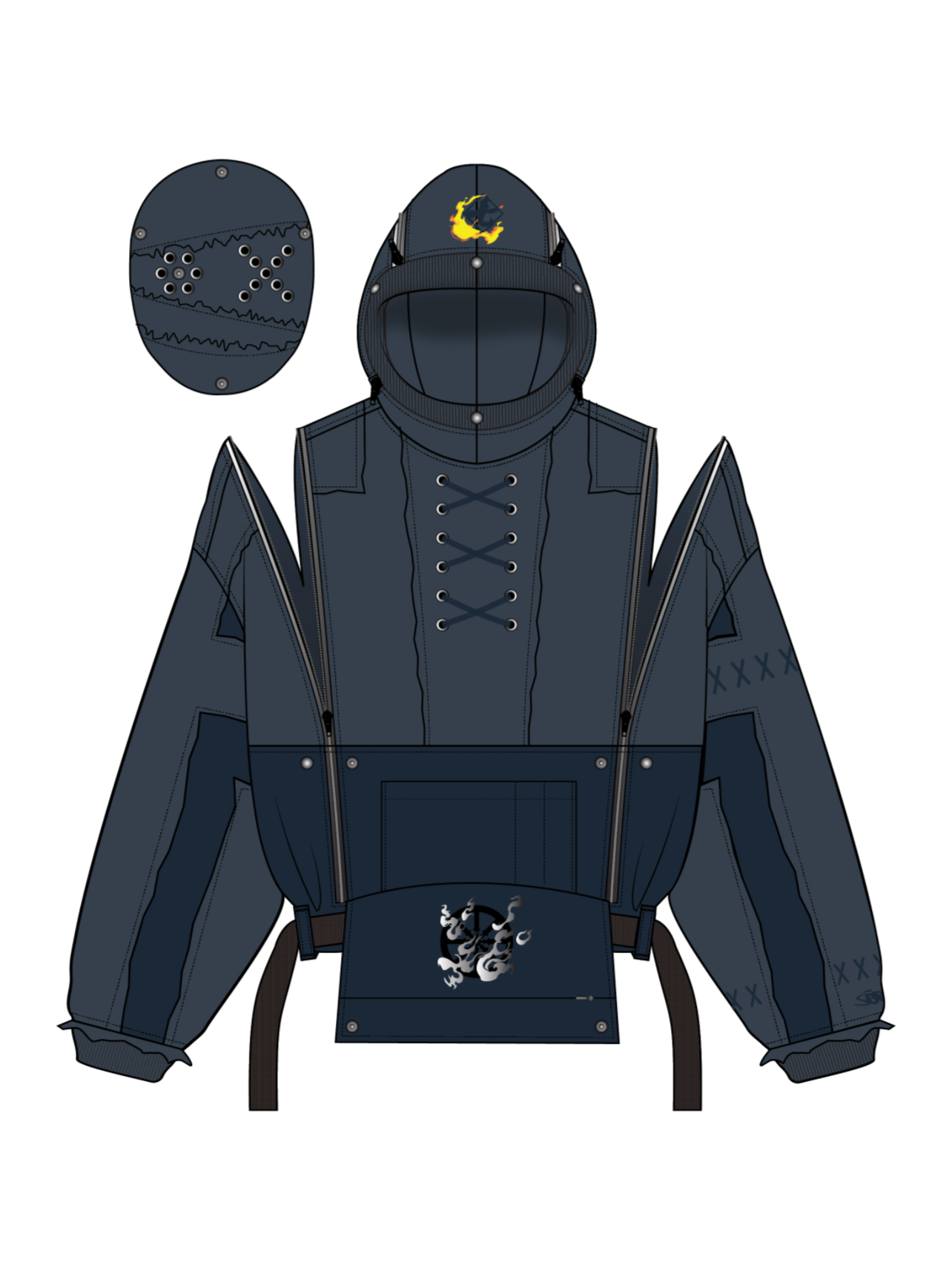 "INFERNO" Hoodie-Coordom