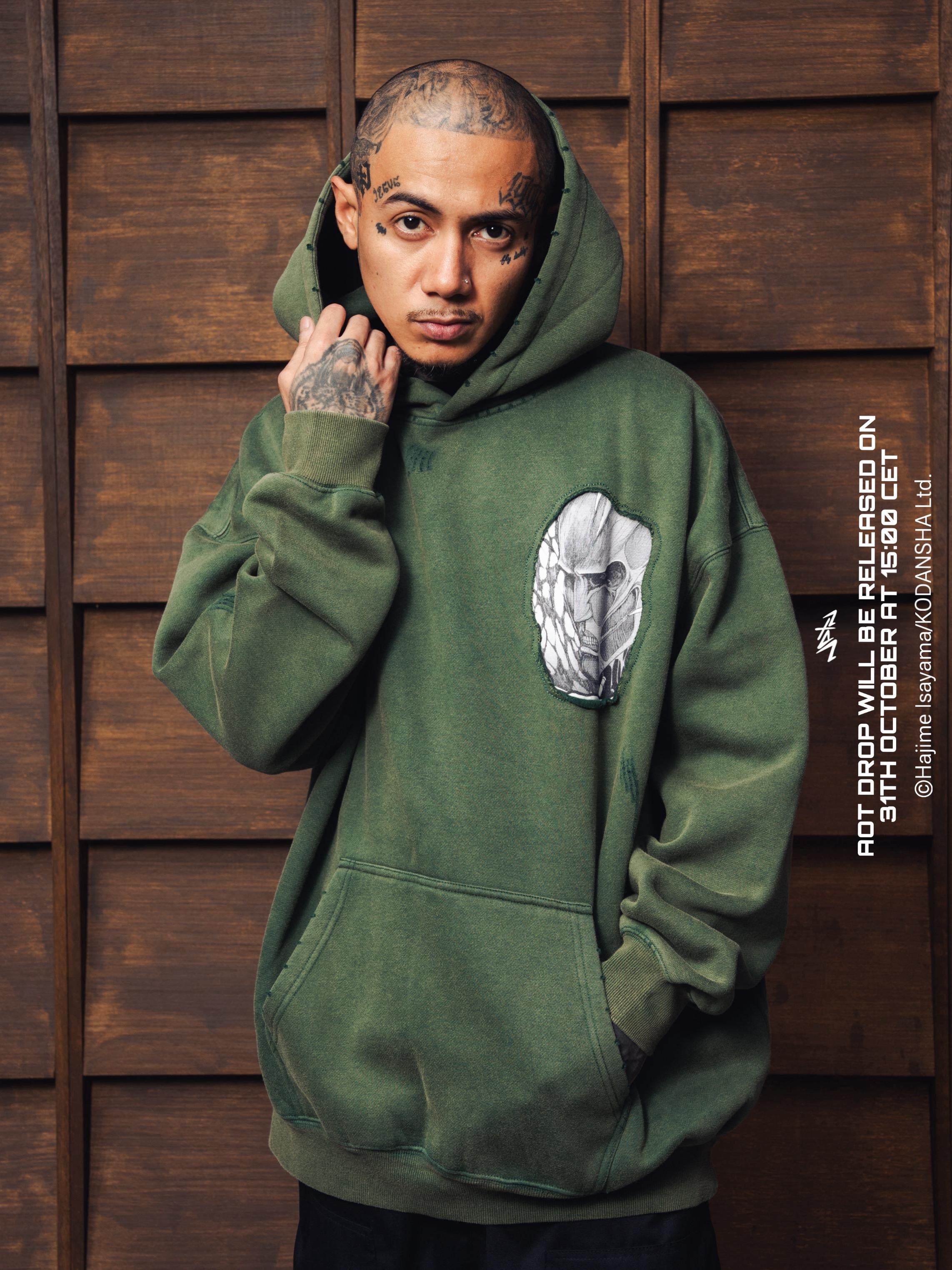 AOT HOODIE GREEN-Coordom