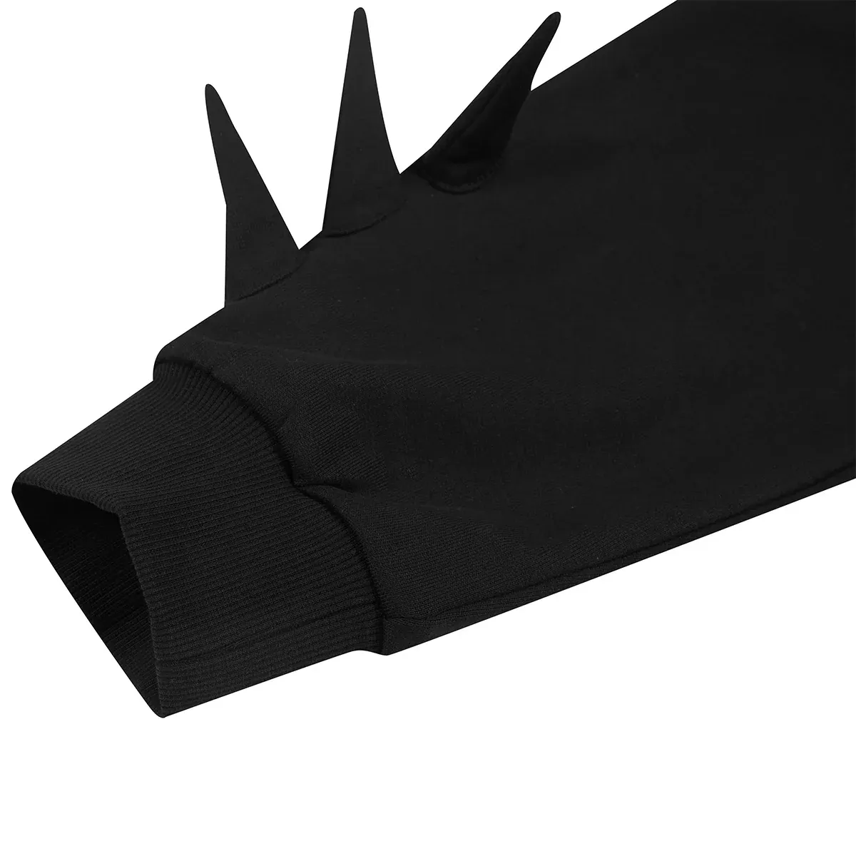 Street style Y2K pattern Full Zip Hoodie Black（Eyes Can See）-Coordom