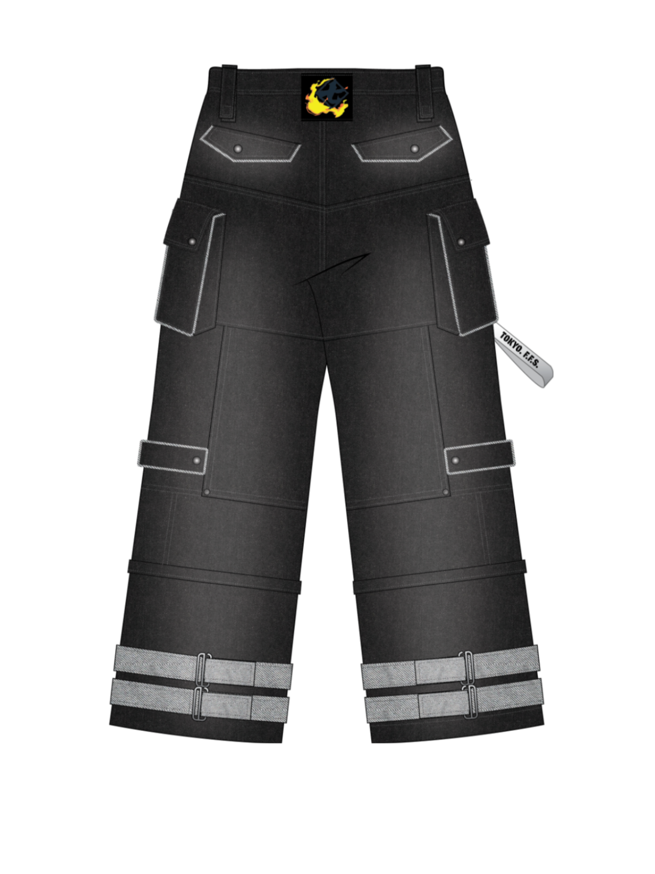 "FLAME" Cargo Pants-Coordom