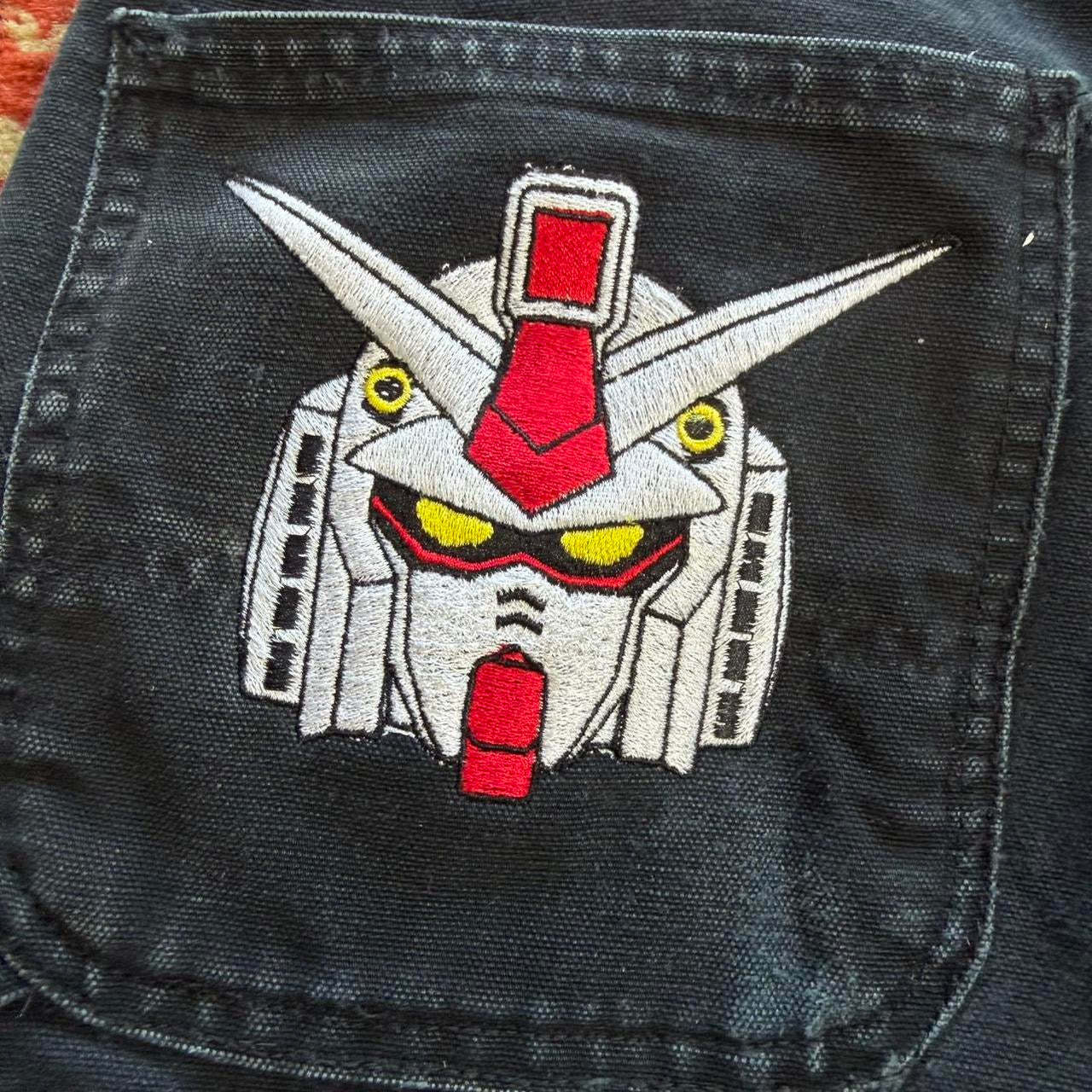 (36X32) Gundam embroidered jeans-Coordom