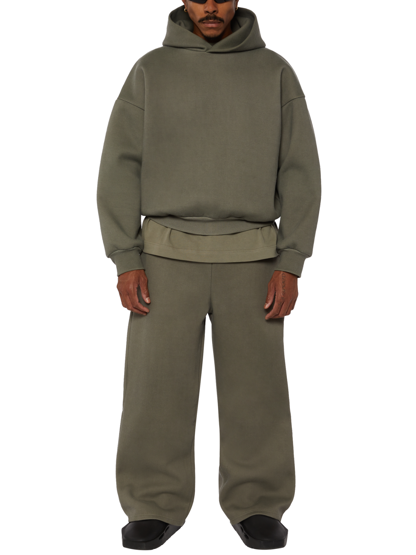 610 GSM MONOCHROME HOODIE|Streetwear Oversized Vintage Casual Wear-Coordom