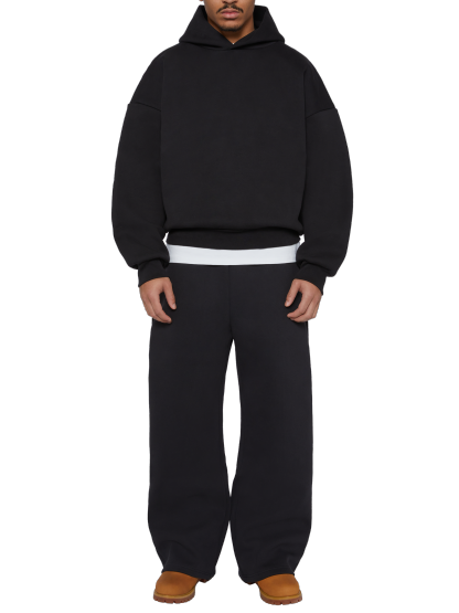 610 GSM MONOCHROME HOODIE|Streetwear Oversized Vintage Casual Wear-Coordom