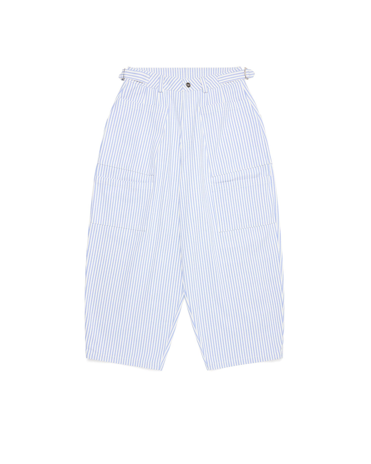 CANVAS BALLOON PINSTRIPE PANTS-Coordom