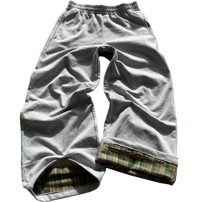 LAZY PLAID SWEATS-Coordom