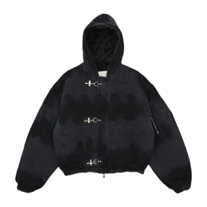 CANVAS CLASP WORKWEAR BOMBER JACKET-Coordom