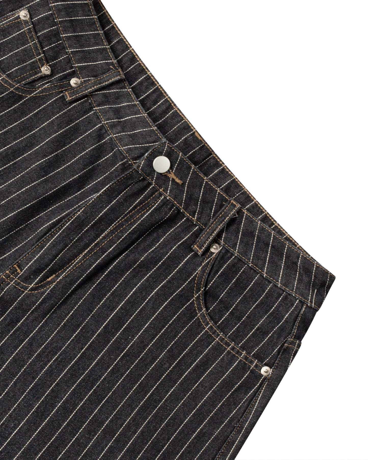 PINSTRIPE WIDE LEG DENIM-Coordom