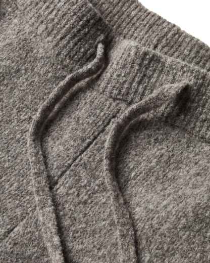 WOOL-KNIT PANTS-Coordom