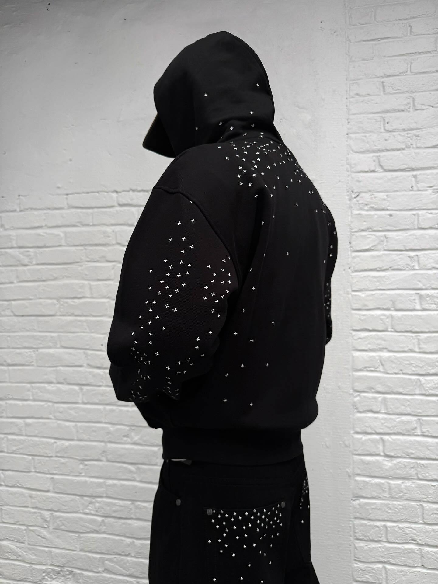 STARDUST ZIP - ULTRA HEAVY|Streetwear Oversized Vintage Casual Wear-Coordom