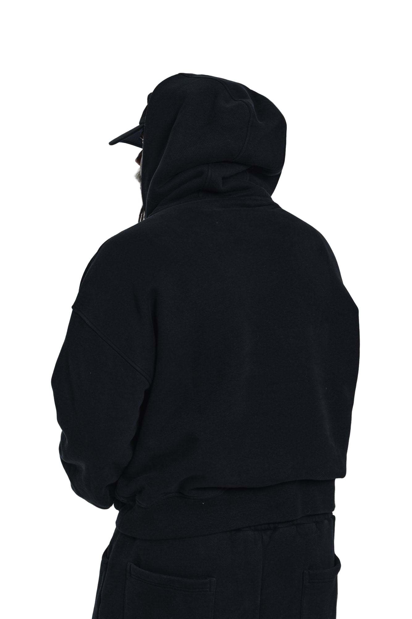 550 GSM COZY HOODIE | BLACK|Streetwear Oversized Vintage Casual Wear-Coordom
