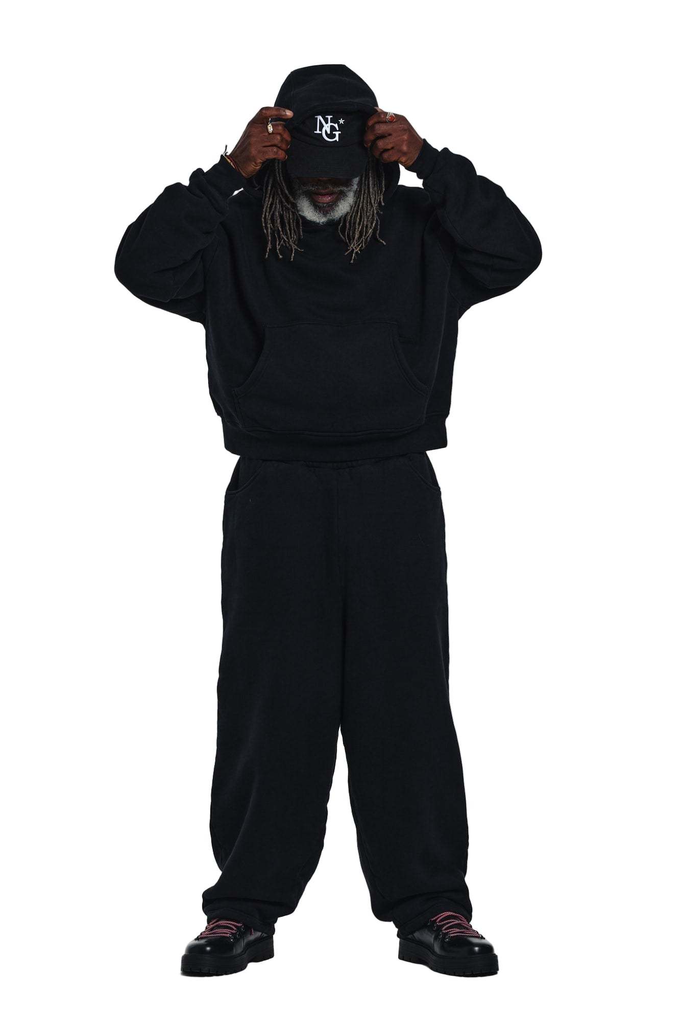 550 GSM COZY HOODIE | BLACK|Streetwear Oversized Vintage Casual Wear-Coordom