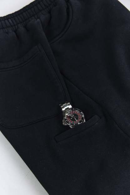 550 GSM COZY SWEATS | BLACK-Coordom