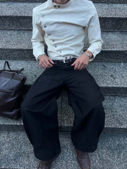PLEATED TROUSERS-Coordom