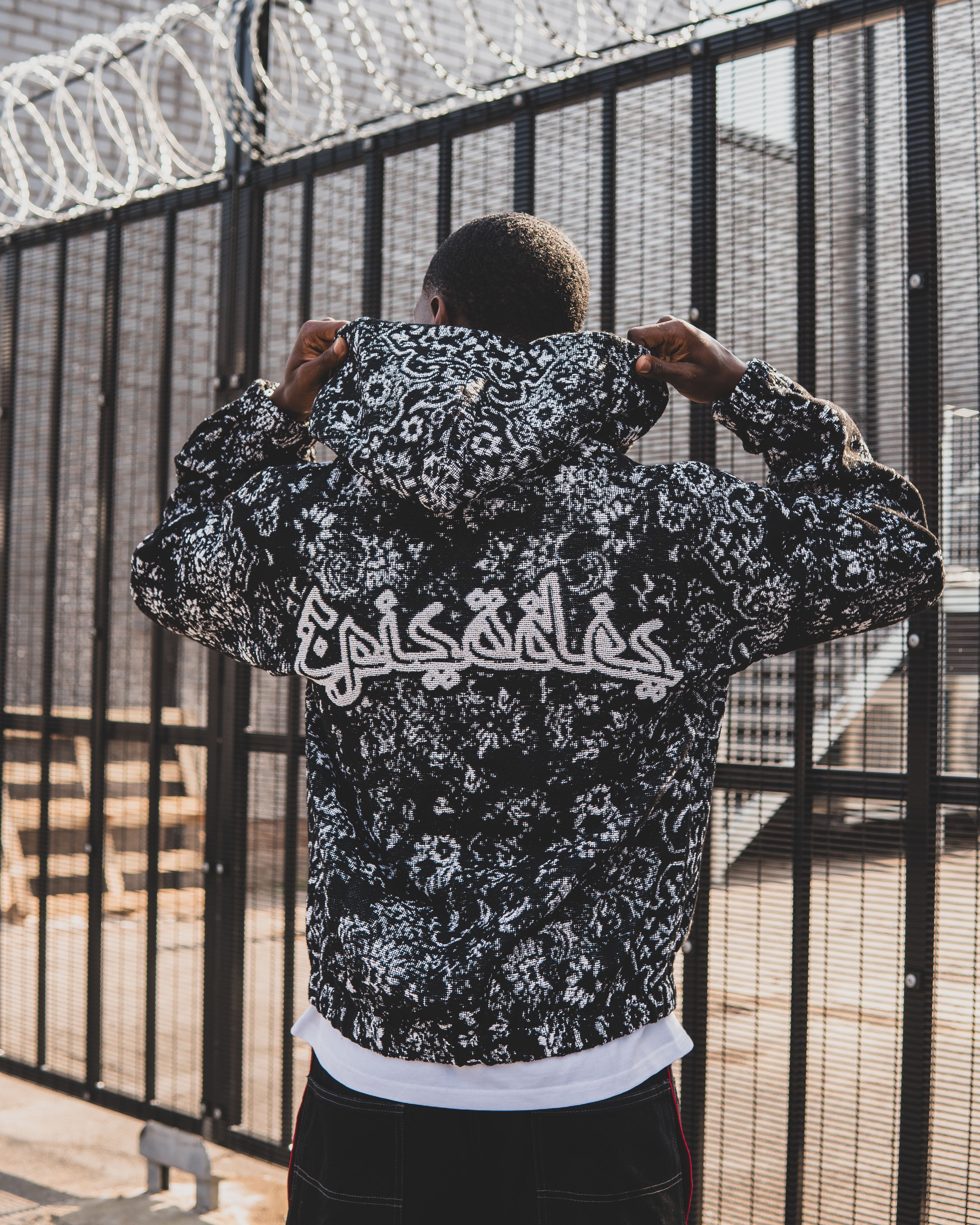 BLAZE Tapestry Zip-Up Hoodie|Streetwear Oversized Vintage Casual Wear-Coordom
