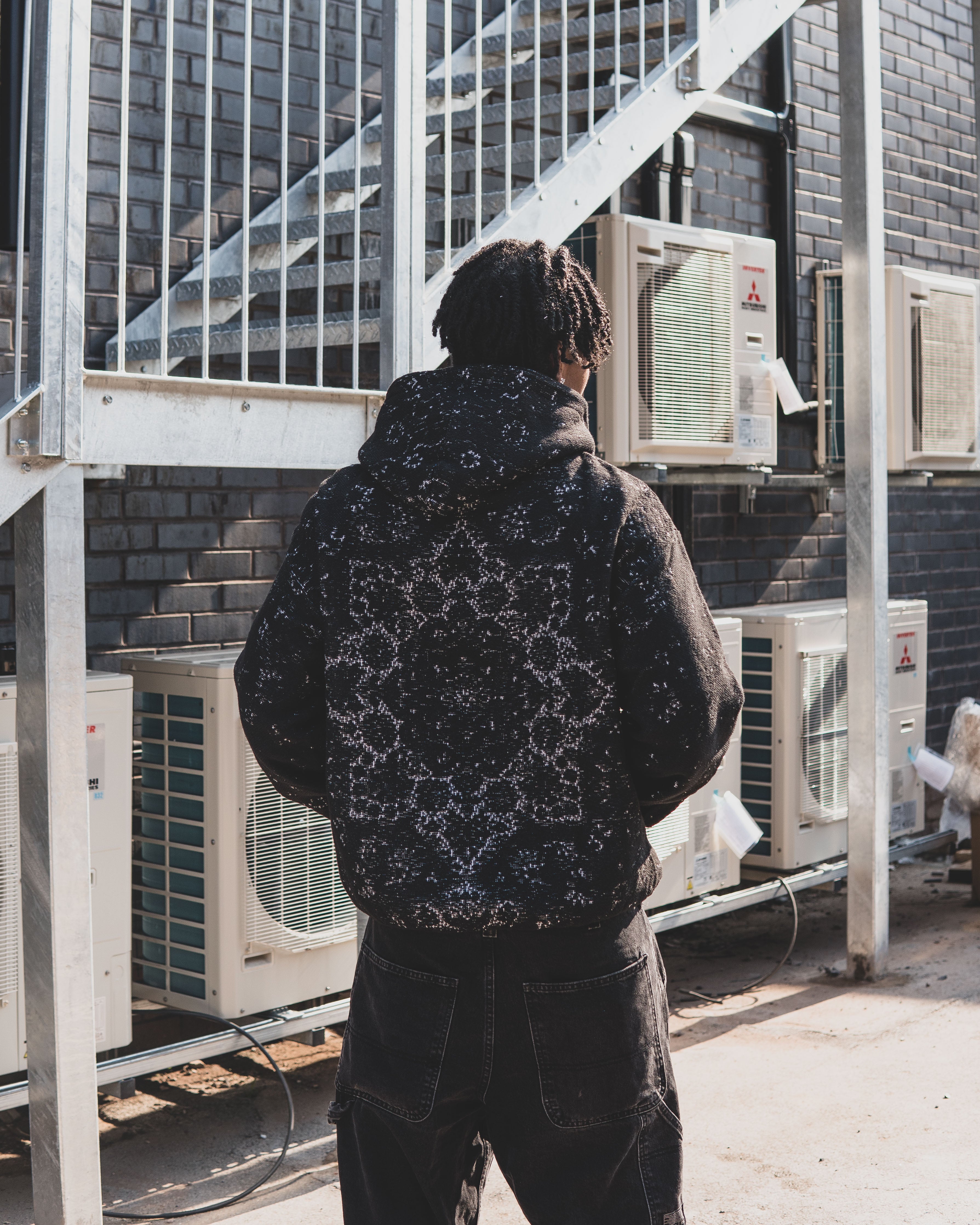 BLAZE Tapestry Hoodie|Streetwear Oversized Vintage Casual Wear-Coordom